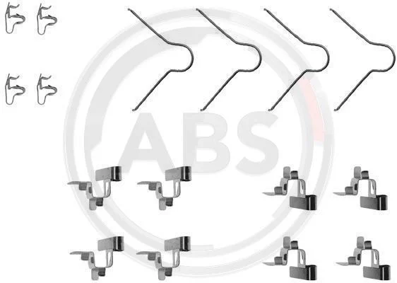 Accessory Kit, disc brake pad A.B.S. 1030Q