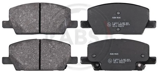 Brake Pad Set, disc brake A.B.S. 35288