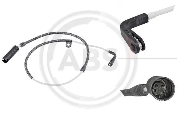 Warning Contact, brake pad wear A.B.S. 39566