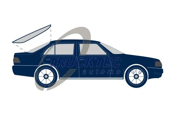 Tesnilo, zadnje okno TRUCKTEC AUTOMOTIVE 02.50.003