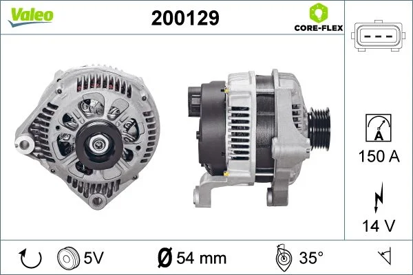 Alternator VALEO 200129