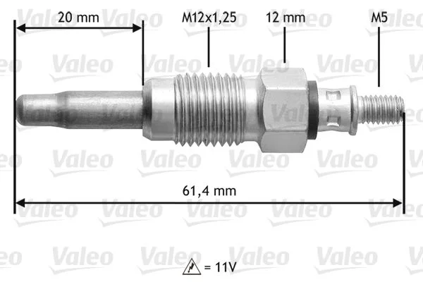 Glow Plug VALEO 345108