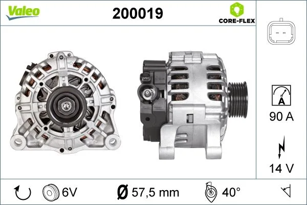 Alternator VALEO 200019