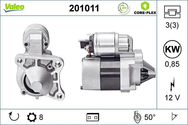 Starter VALEO 201011