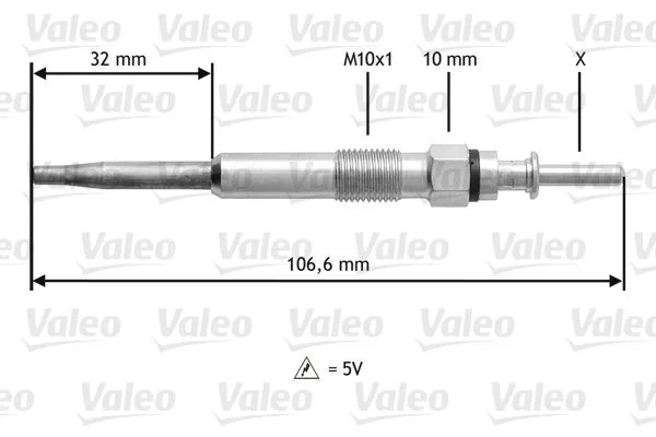 Kaitinimo žvakė VALEO 345134