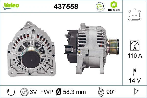 Alternator VALEO 437558