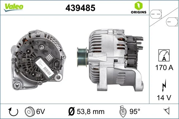 Alternator VALEO 439485