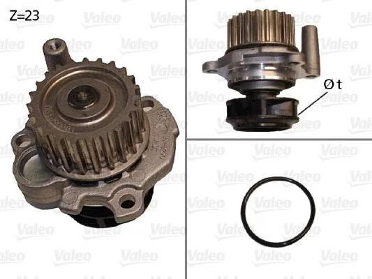 Vodna črpalka, hlajenje motorja VALEO 506532