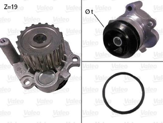 Vodna črpalka, hlajenje motorja VALEO 506533