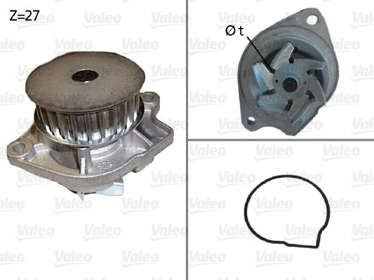 Vodna črpalka, hlajenje motorja VALEO 506576