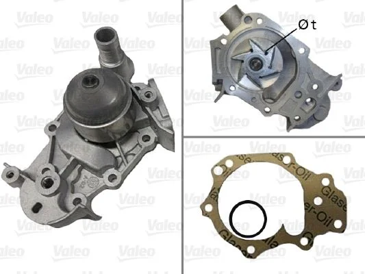 Vodna črpalka, hlajenje motorja VALEO 506580