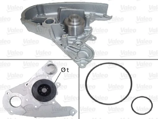 Water Pump, engine cooling VALEO 506864