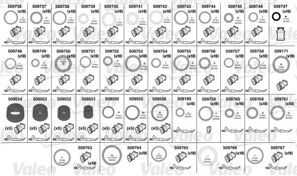 O-Ring Repair Set VALEO 509724