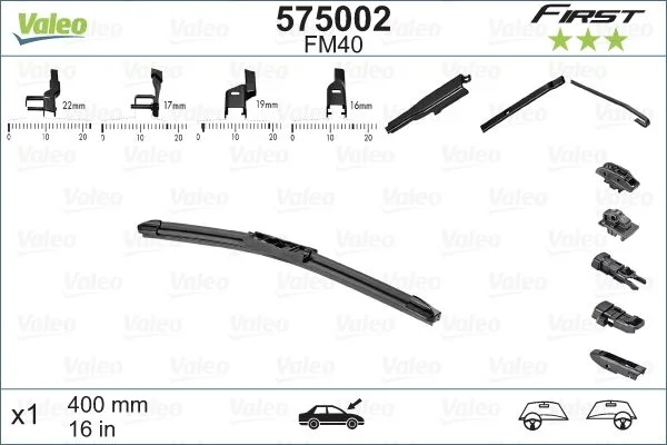 Wiper Blade VALEO 575002