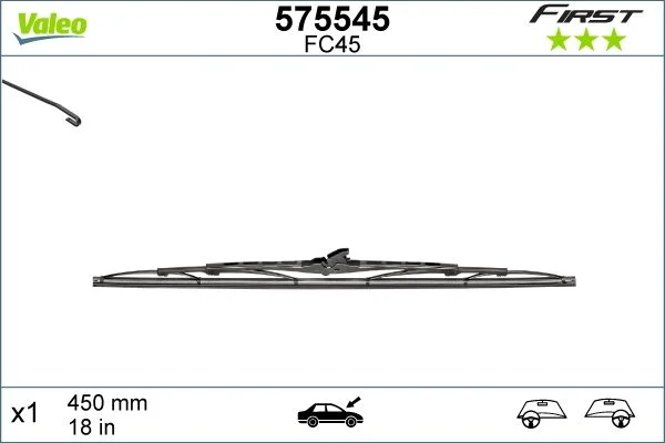 Wiper Blade VALEO 575545