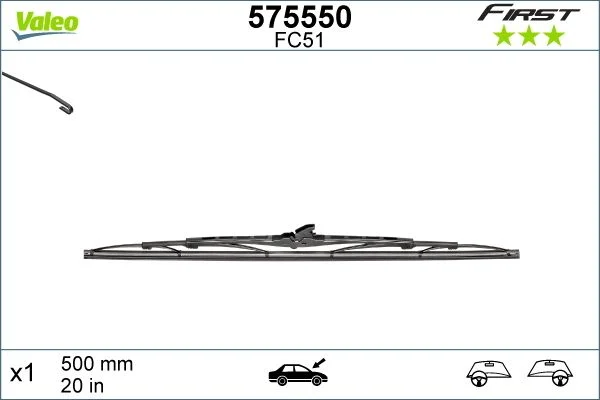 Wiper Blade VALEO 575550