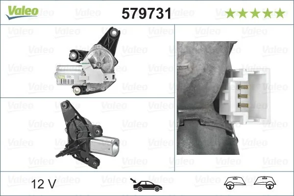 Motor brisalcev VALEO 579731