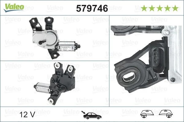 Motor brisalcev VALEO 579746