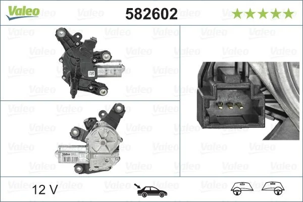 Motor brisalcev VALEO 582602