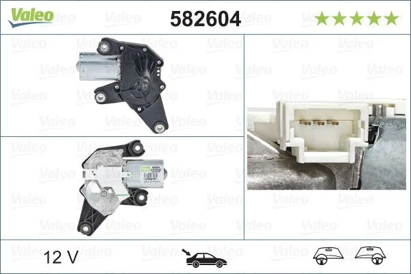 Motor brisalcev VALEO 582604
