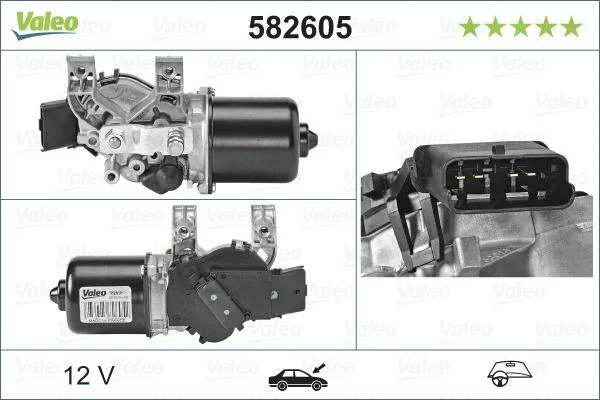 Motor brisalcev VALEO 582605