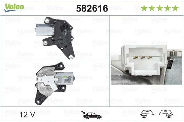 Motor brisalcev VALEO 582616