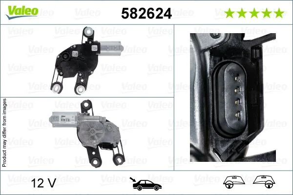 Motor brisalcev VALEO 582624