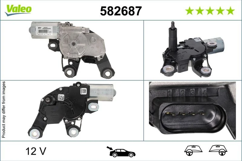 Motor brisalcev VALEO 582687