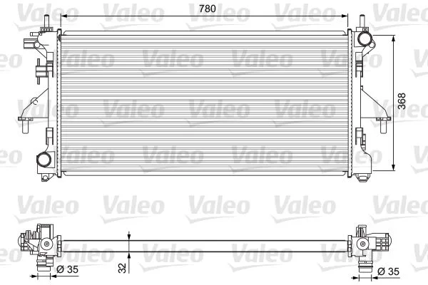 Hladilnik, hlajenje motorja VALEO 701727