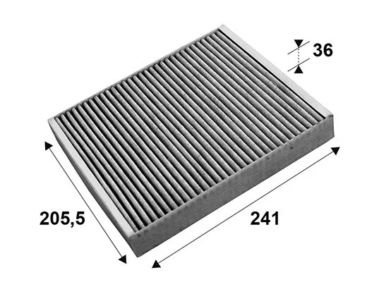 Filtras, salono oras VALEO 715659