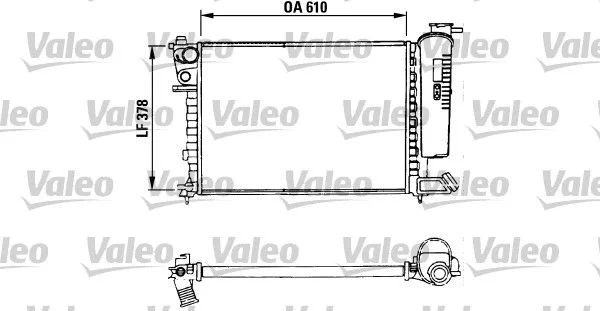 Hladilnik, hlajenje motorja VALEO 730630