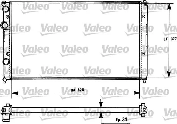 Hladilnik, hlajenje motorja VALEO 731267