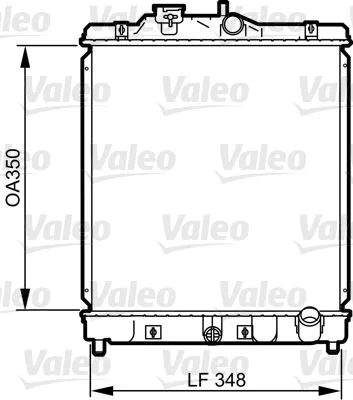 Hladilnik, hlajenje motorja VALEO 734117