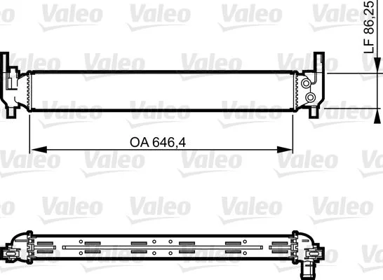 Hladilnik, hlajenje motorja VALEO 735310
