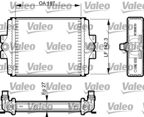 Hladilnik, hlajenje motorja VALEO 735467