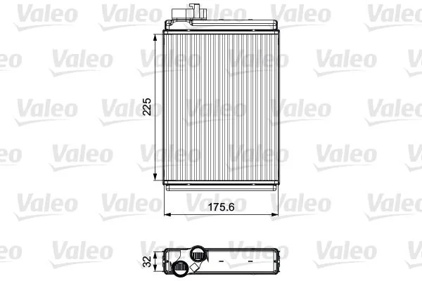 Izmenjevalnik toplote, notranje ogrevanje VALEO 811507