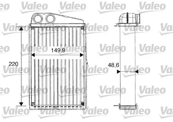 Izmenjevalnik toplote, notranje ogrevanje VALEO 812247