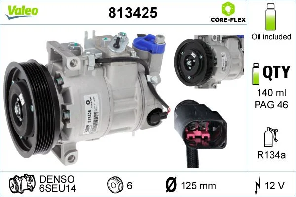 Kompresor, klimatska naprava VALEO 813425