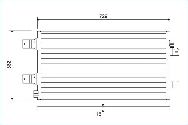 Kondenzator, klimatska naprava VALEO 814003