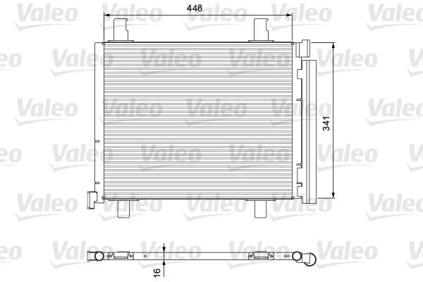 Condenser, air conditioning VALEO 814168