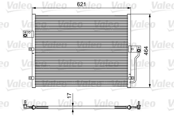 Kondenzator, klimatska naprava VALEO 814441