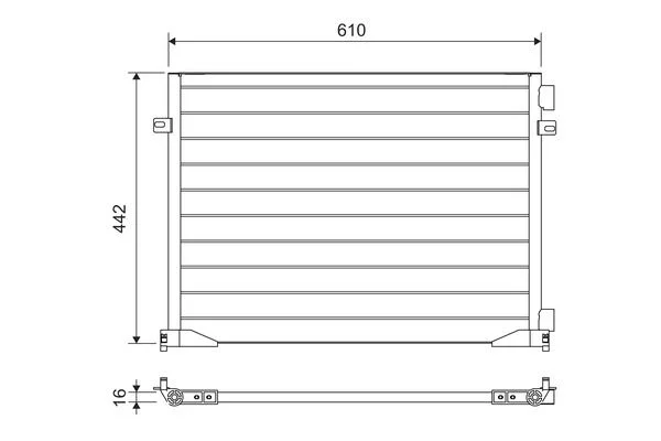 Condenser, air conditioning VALEO 817644