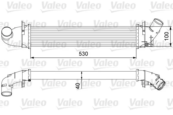 Charge Air Cooler VALEO 818544