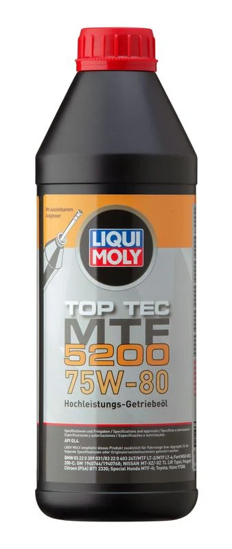 Transmission Oil Top Tec MTF 5200 75W-80 | API GL LIQUI MOLY 20845