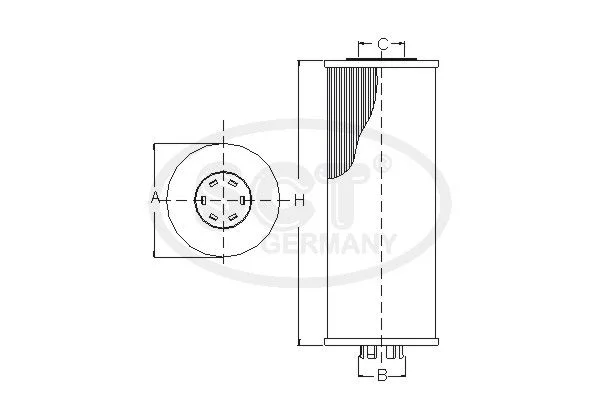 Oil Filter SCT - MANNOL SH 4044 P