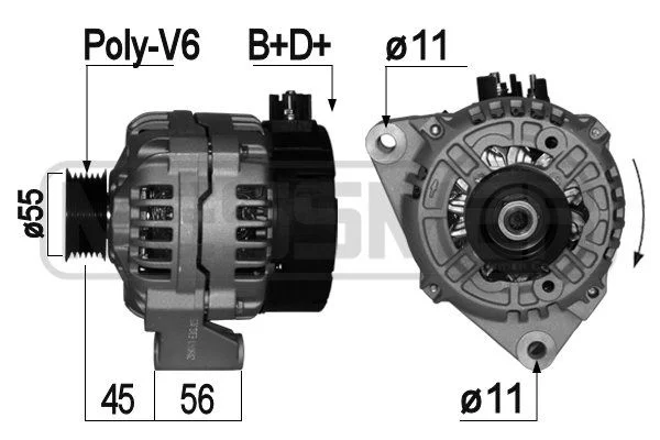 Alternator ERA 209063A