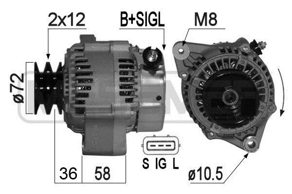 Alternator ERA 209250A