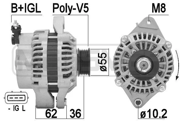 Alternator ERA 209353A