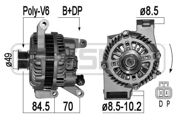 Alternator ERA 209358A