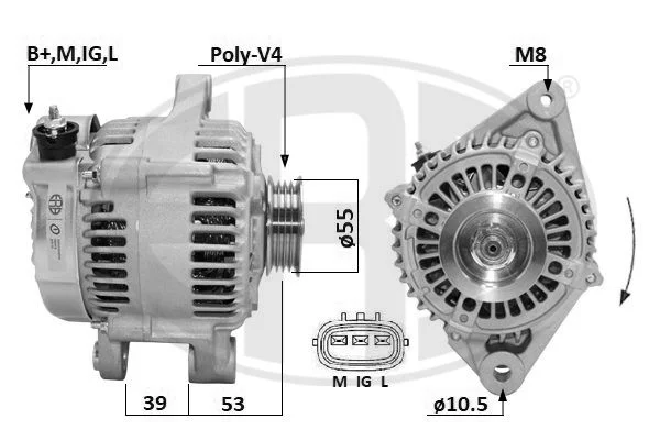 Alternator ERA 209673A